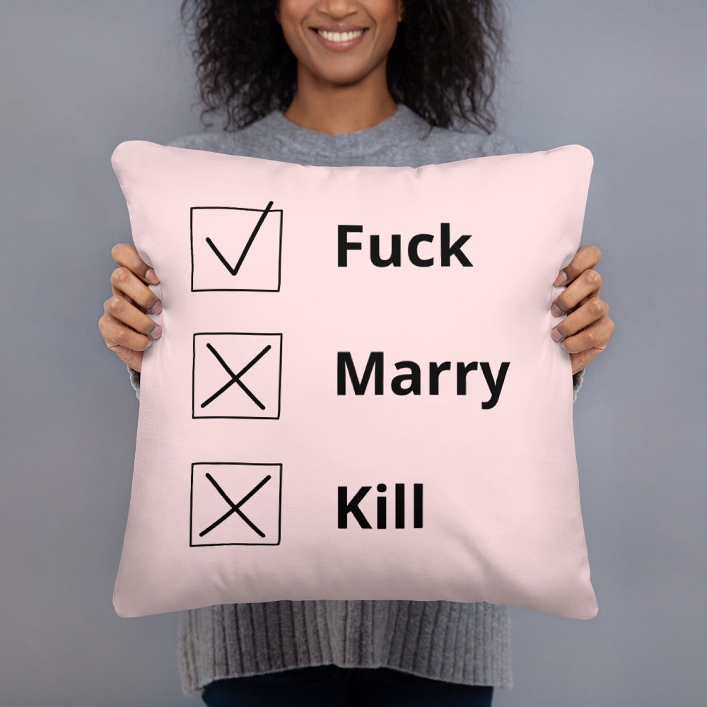 Fuck James Basic Pillow