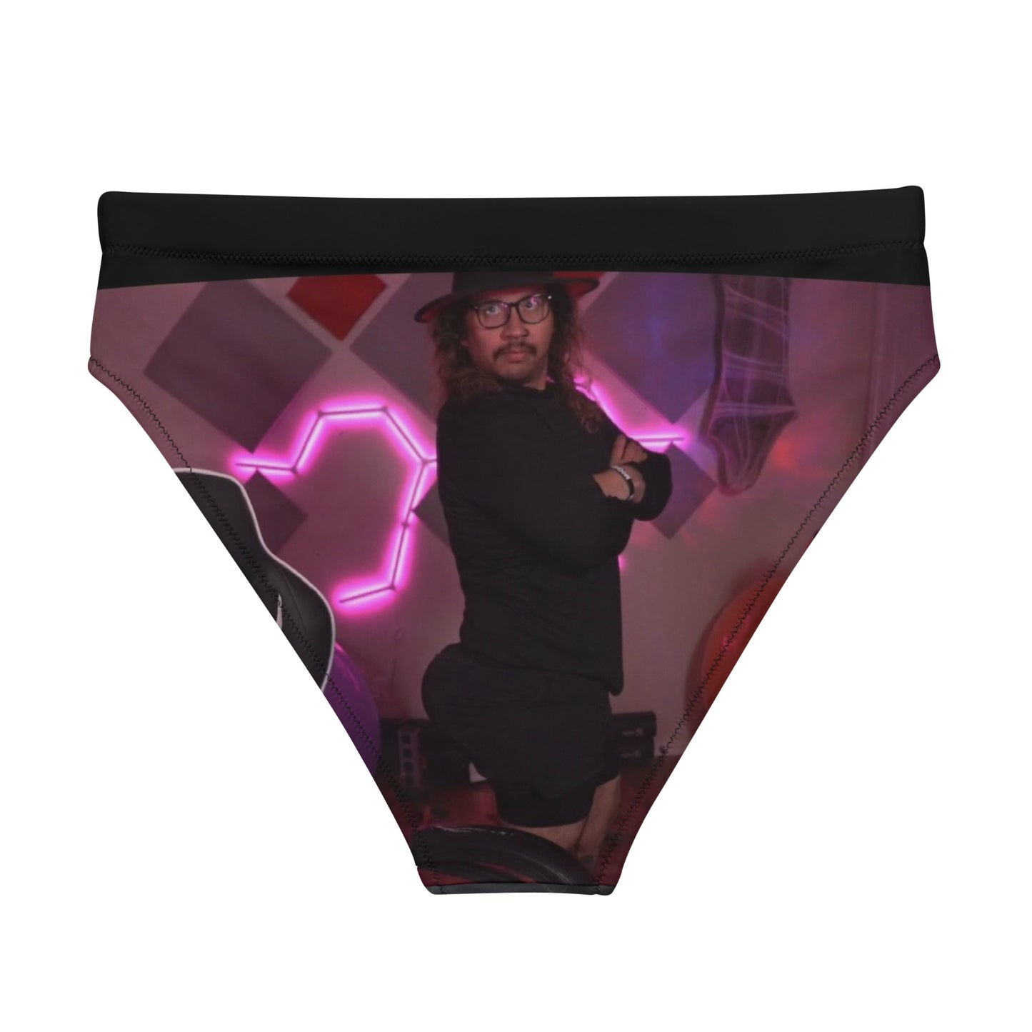 Moon Face High-waisted Bikini Bottom