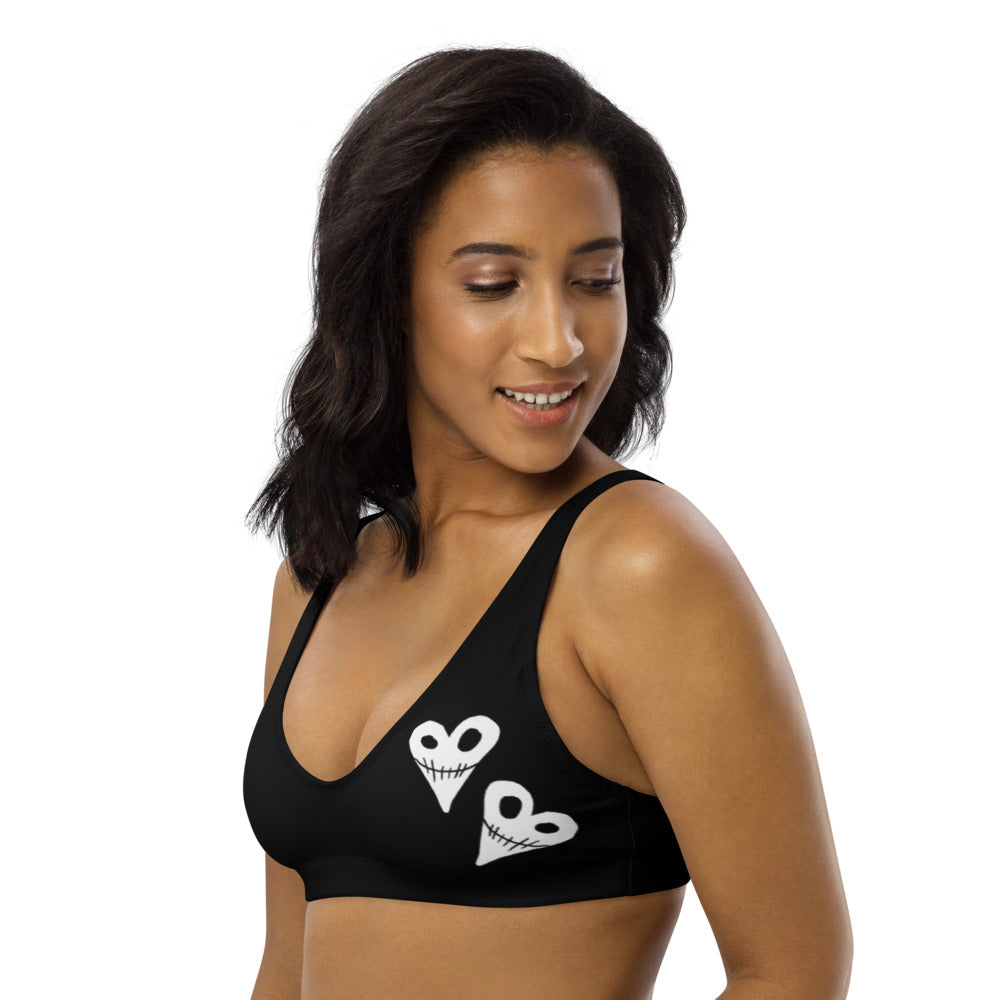 I Heart You Recyled Padded Bikini Top