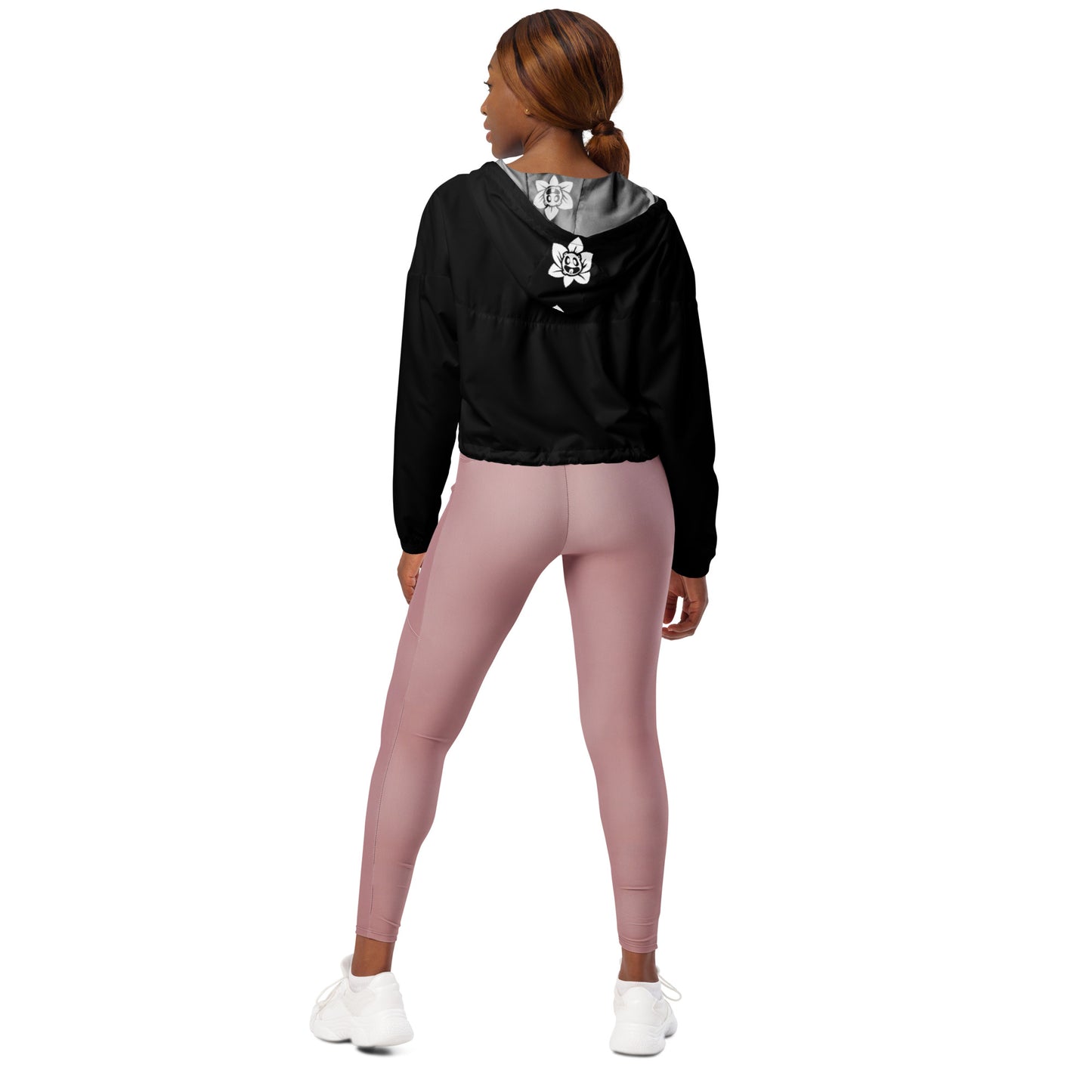 Moon Lotus Women’s Cropped Windbreaker
