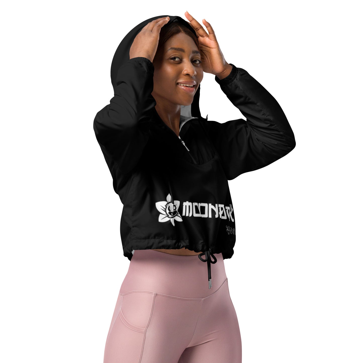 Moon Lotus Women’s Cropped Windbreaker