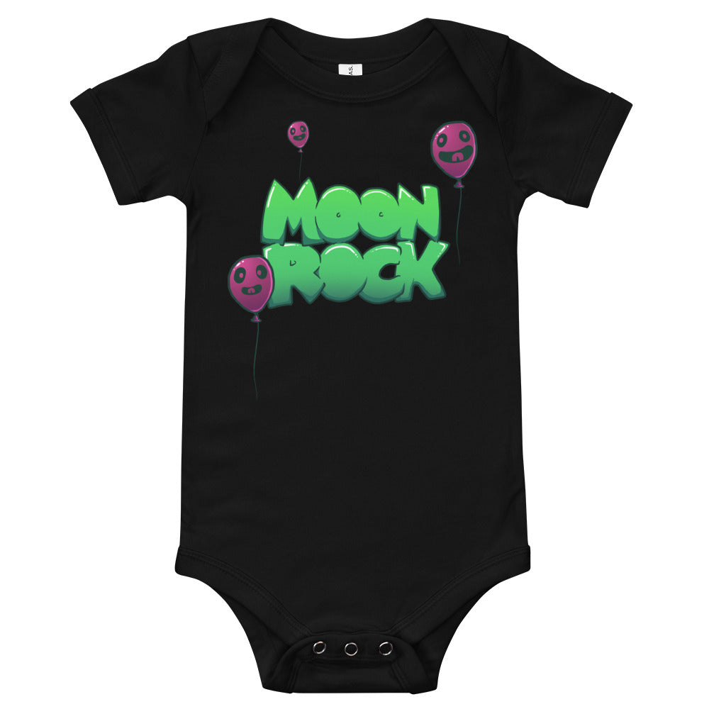 Moon Balloons Baby Short Sleeve Onesie