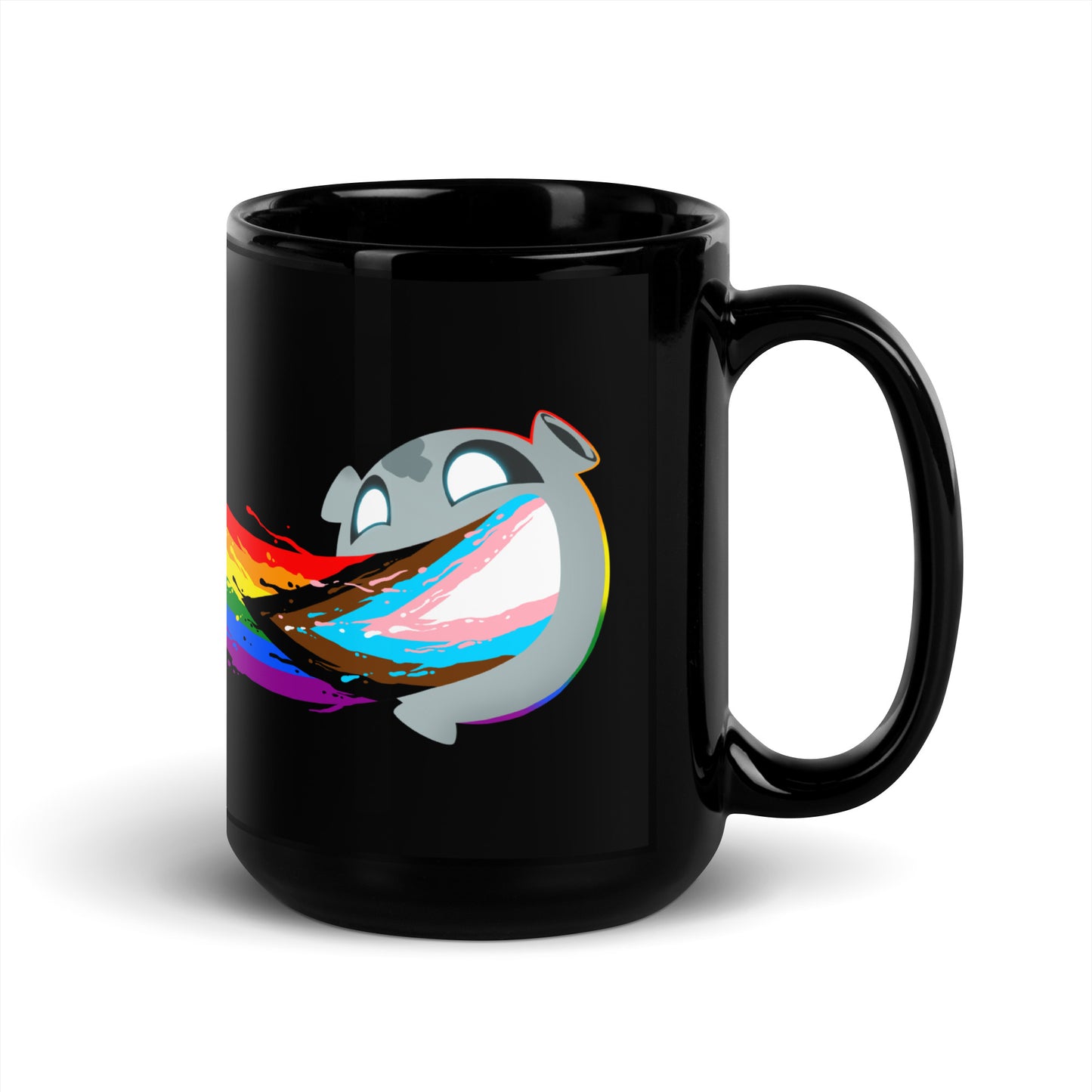 Pride Black Glossy Mug