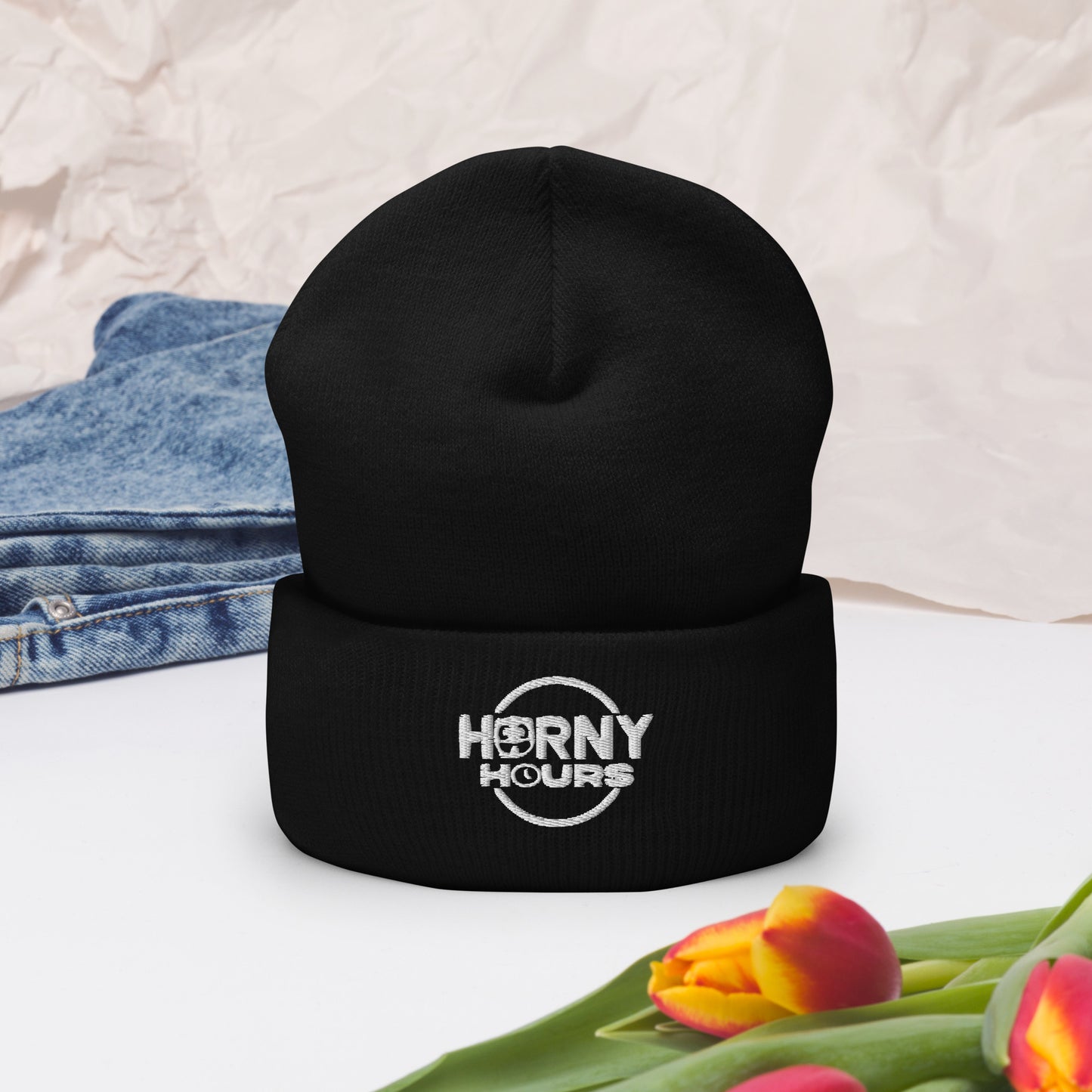 Horny Hours Cuffed Beanie