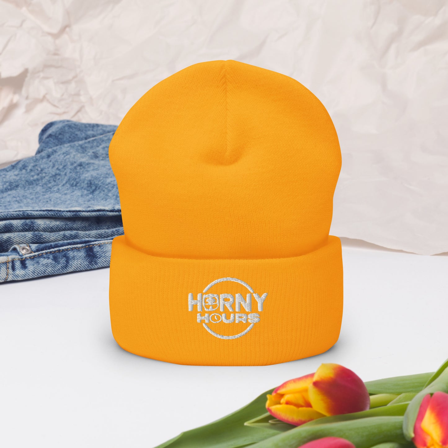 Horny Hours Cuffed Beanie