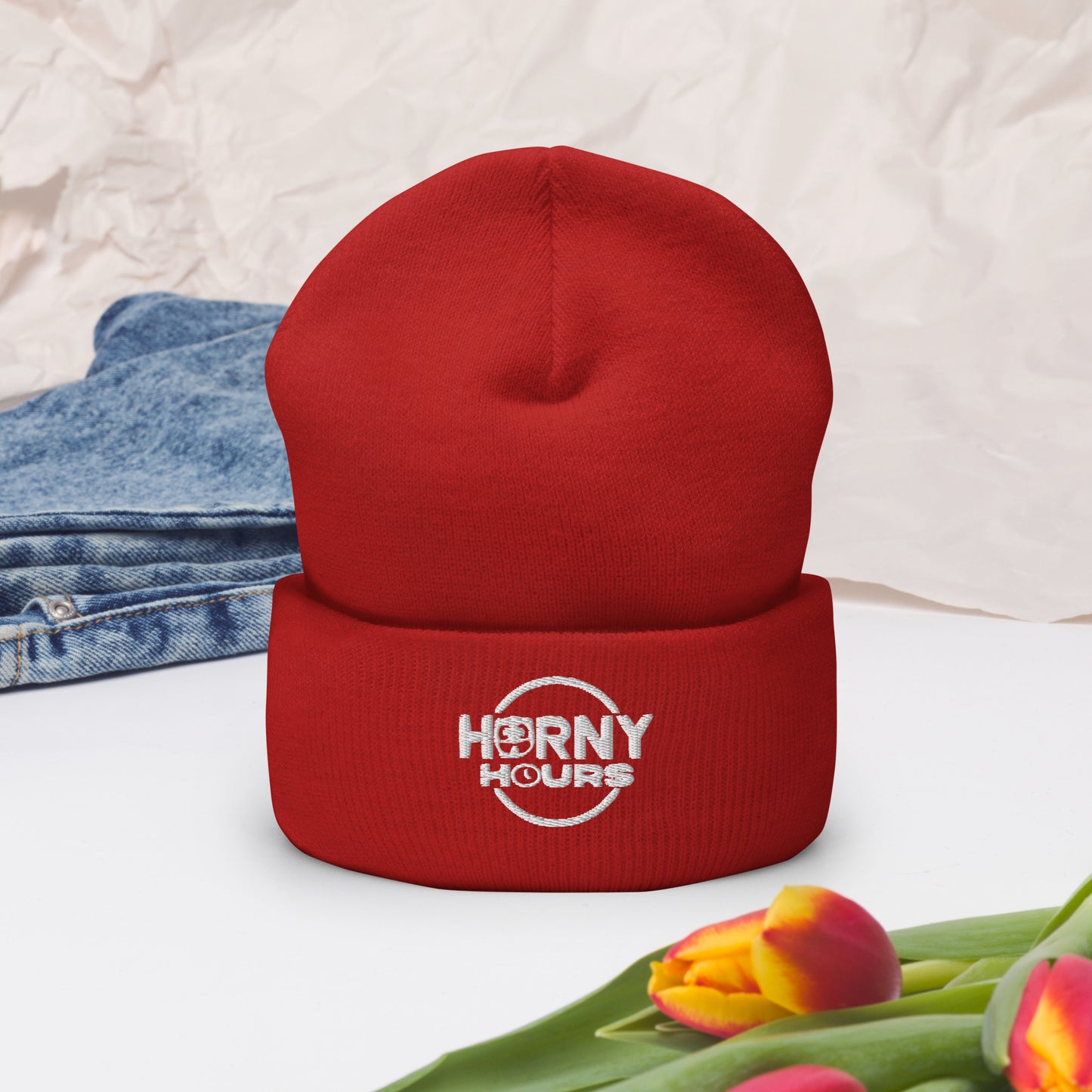 Horny Hours Cuffed Beanie