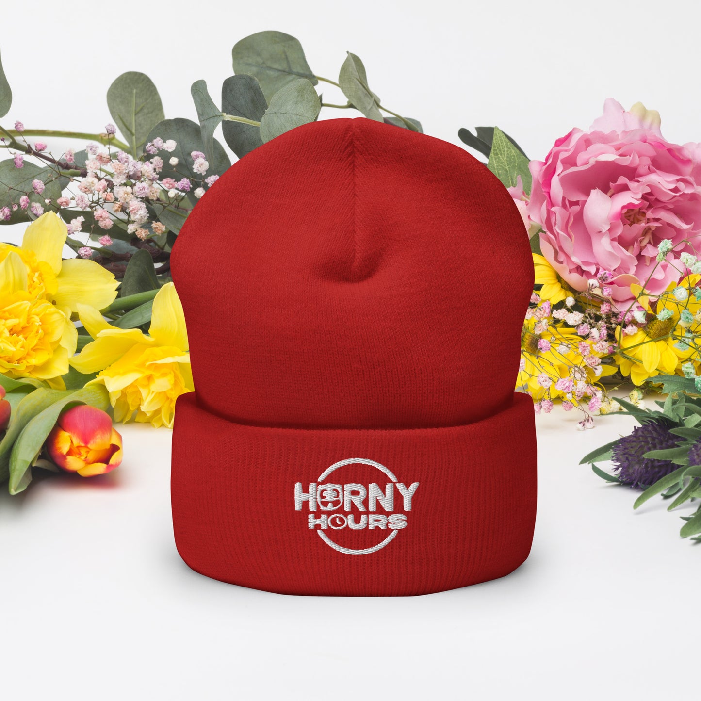 Horny Hours Cuffed Beanie