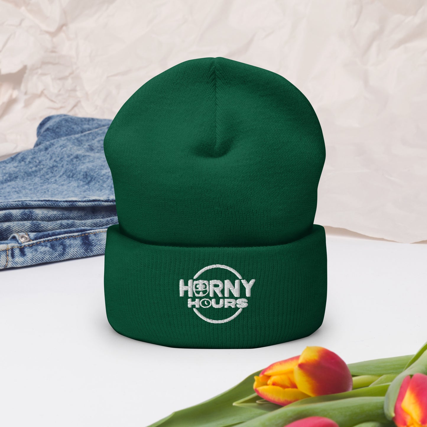 Horny Hours Cuffed Beanie