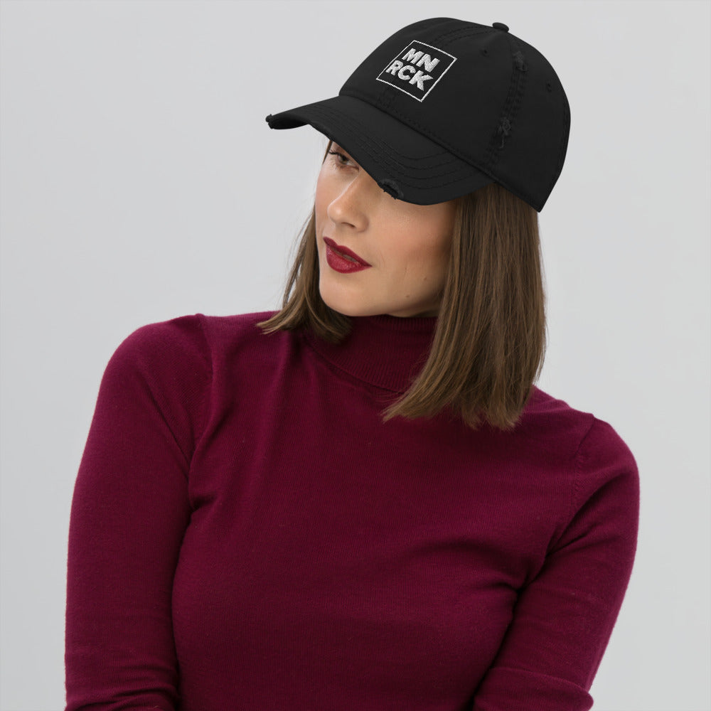 MNRCK Distressed Dad Hat