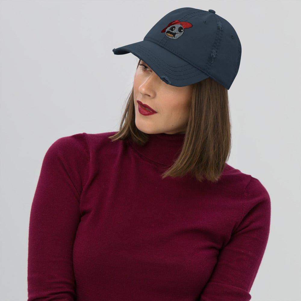 Fedora Rock Distressed Dad Hat