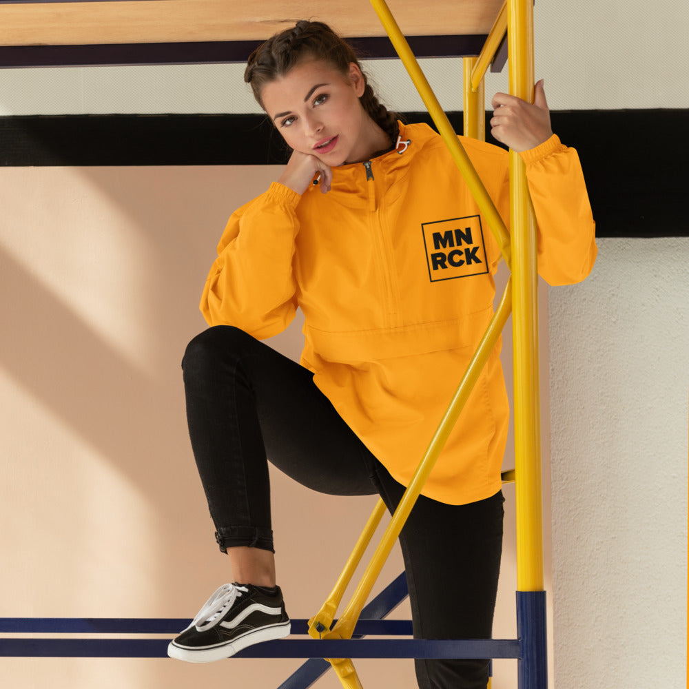 MNRCK Embroidered Champion Packable Jacket
