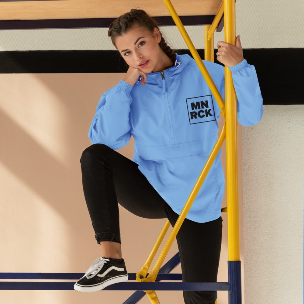MNRCK Embroidered Champion Packable Jacket