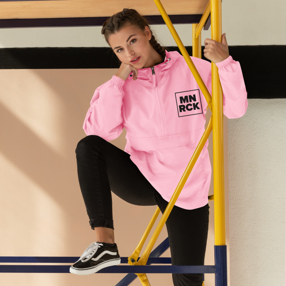MNRCK Embroidered Champion Packable Jacket