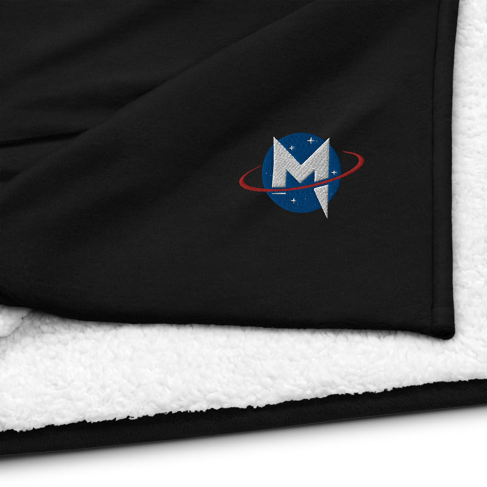 MASA Embroidered Premium Sherpa Blanket