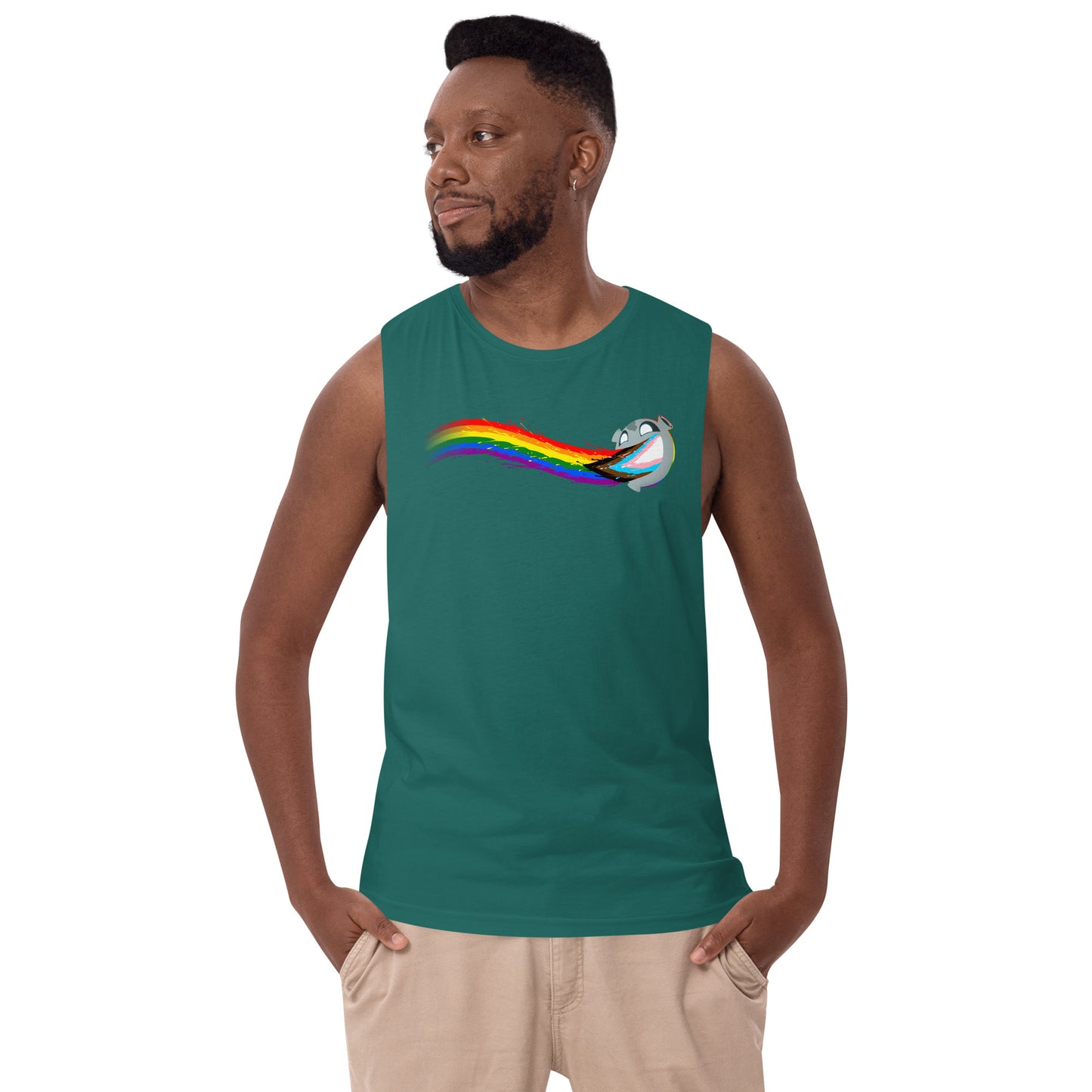 Pride Men’s Drop Arm Tank Top