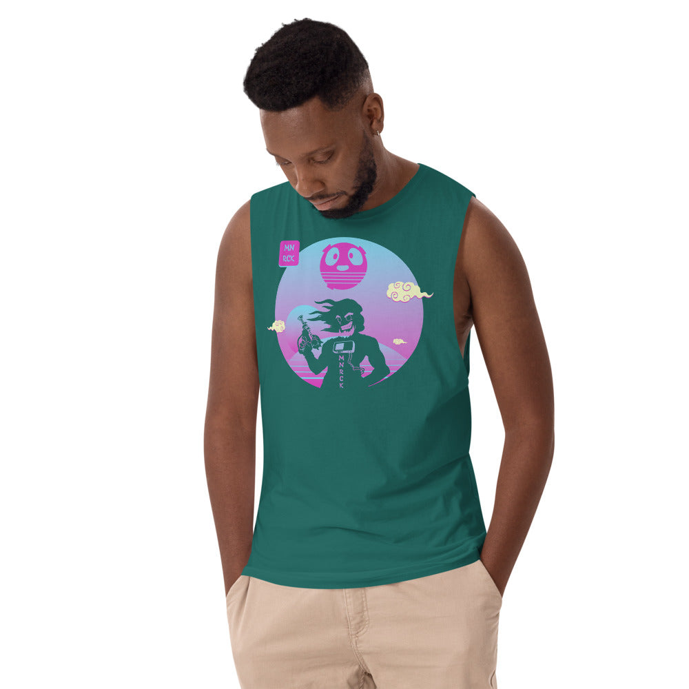 Moonrock Senpai Men’s Drop Arm Tank Top