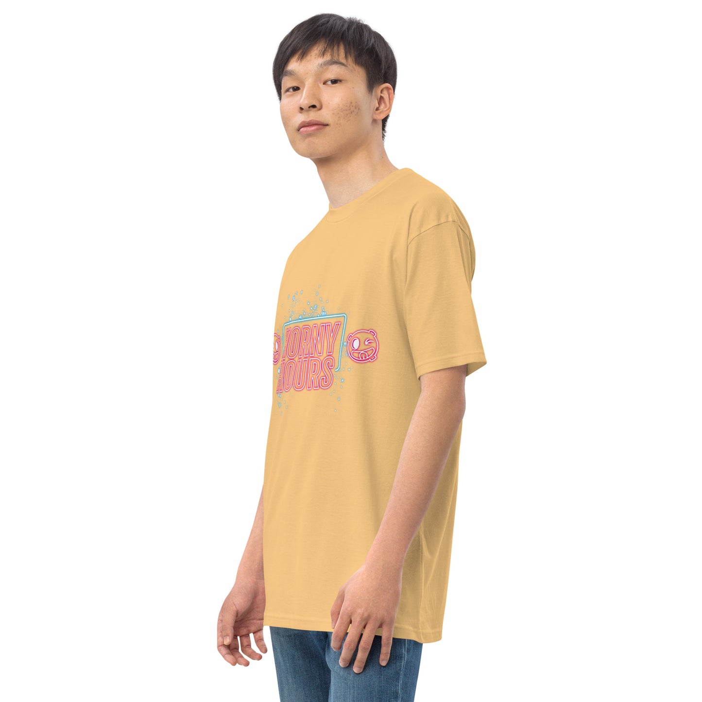 Horny Hours Men’s premium heavyweight tee