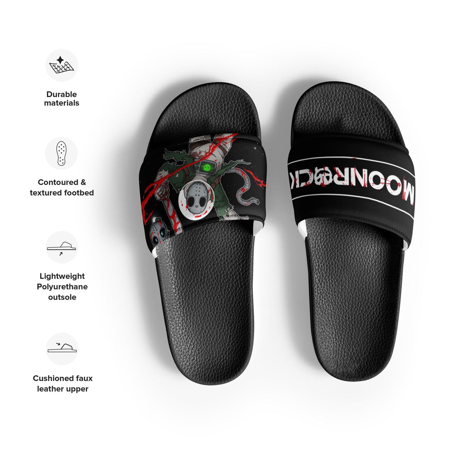 Moonrock Halloween Men’s Slides