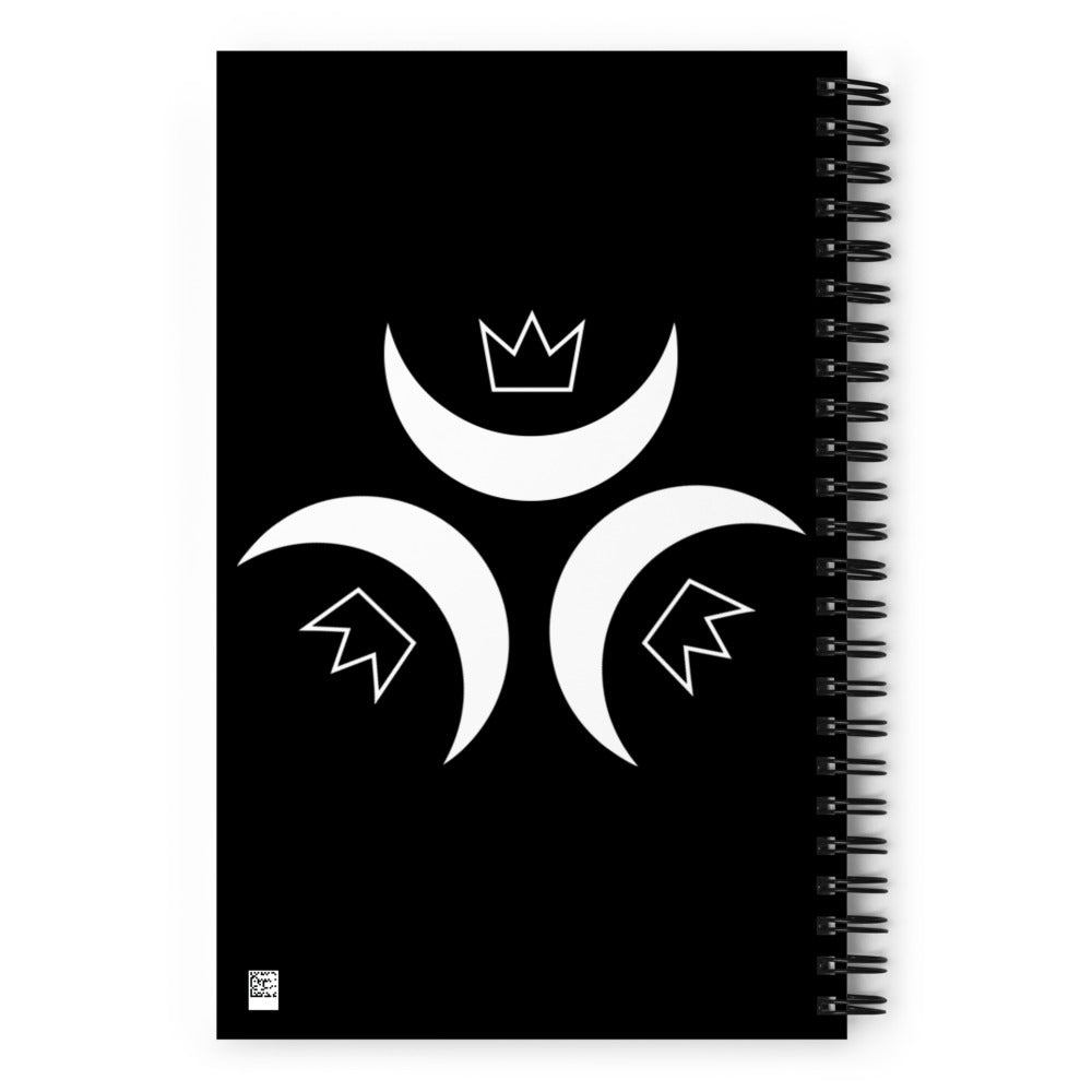 King of Hearts Unlined Spiral Notebook