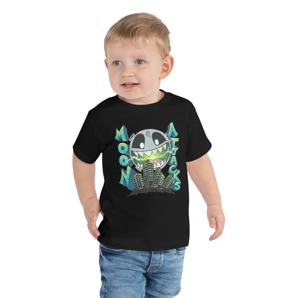 Moon Attacks! Toddler Short Sleeve Tee