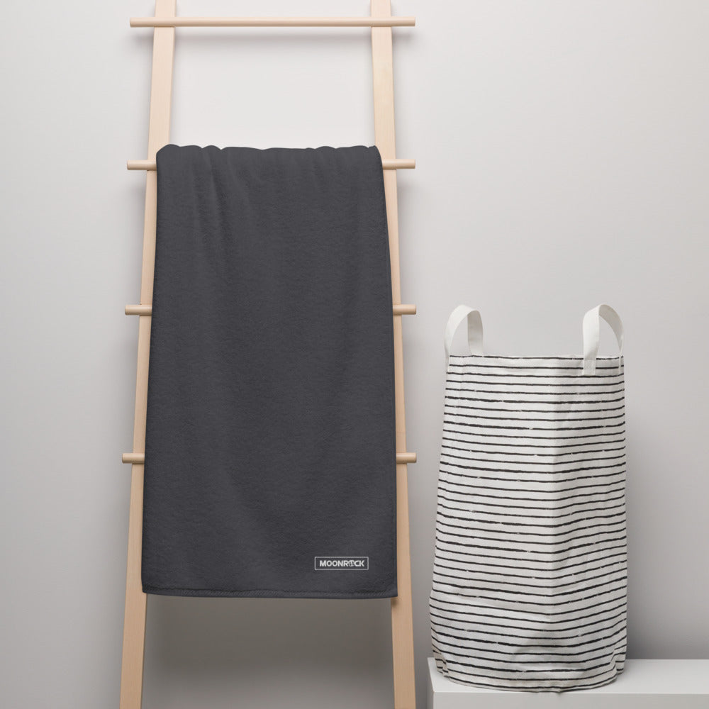 Moonrock Embroidered Turkish Cotton Towel