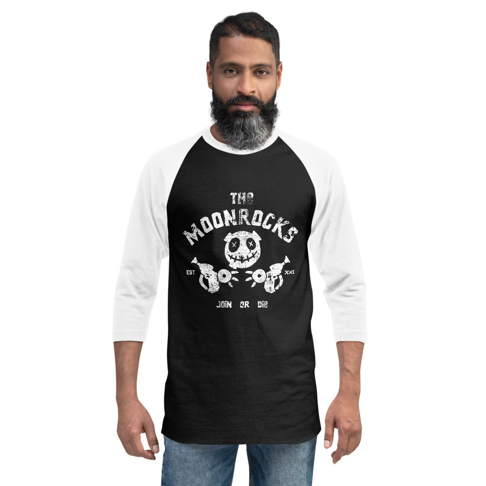 The Moonrocks 3/4 Sleeve Raglan Shirt