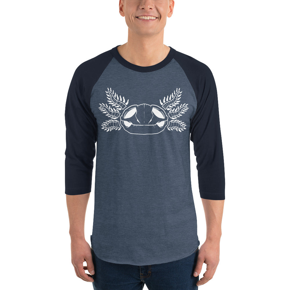 Axolotl about Death 3/4 Sleeve Unisex Tee