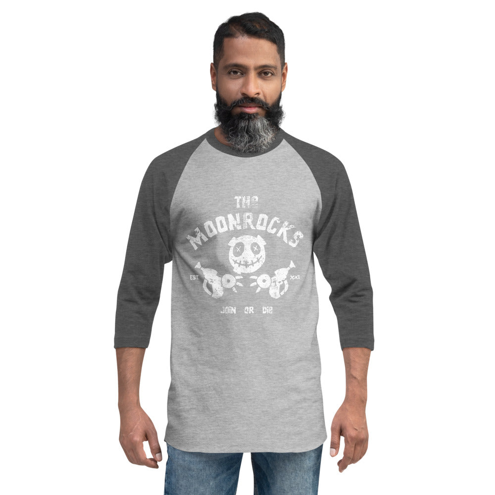 The Moonrocks 3/4 Sleeve Raglan Shirt