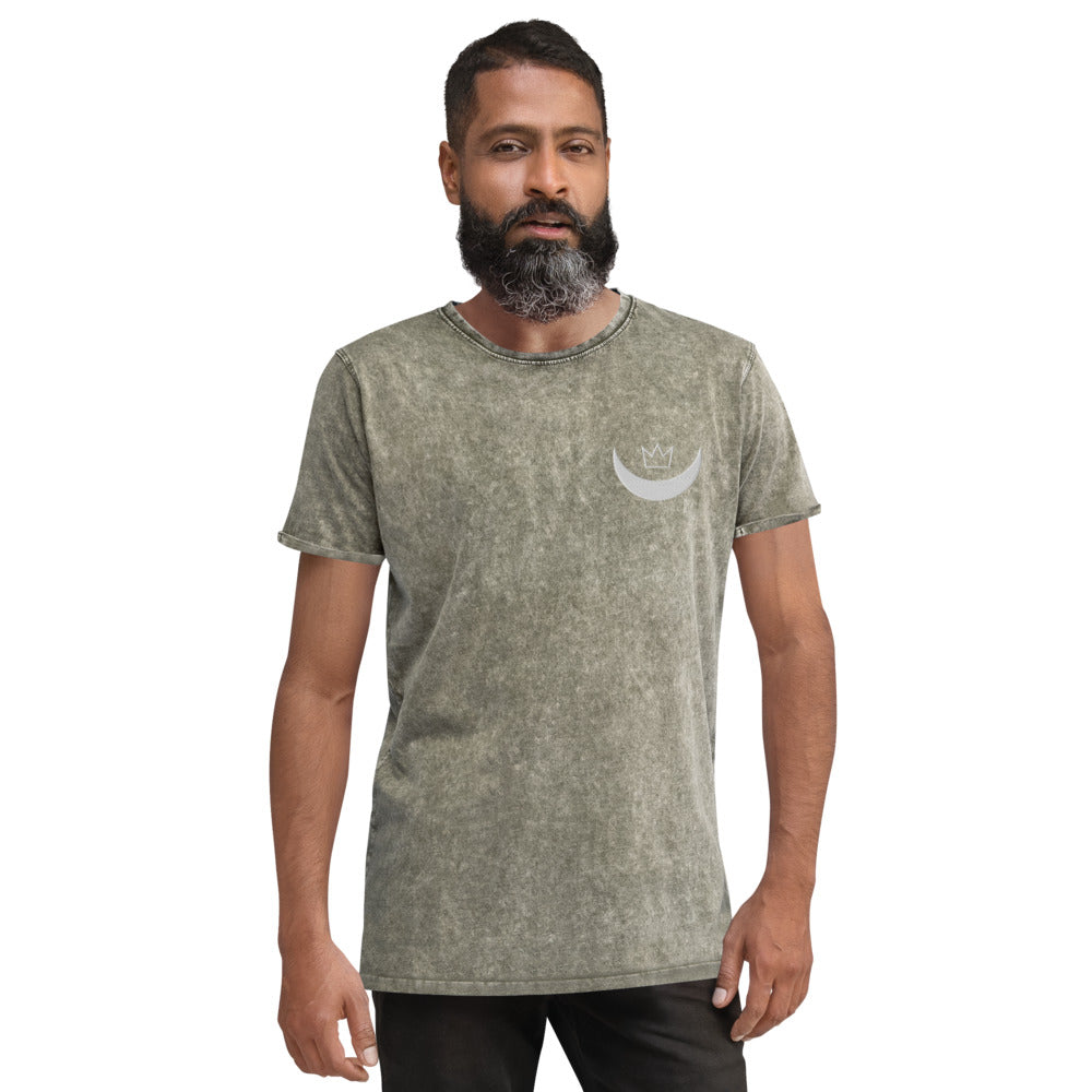 Moonrock Clothing Co. Embroidered Denim T-Shirt