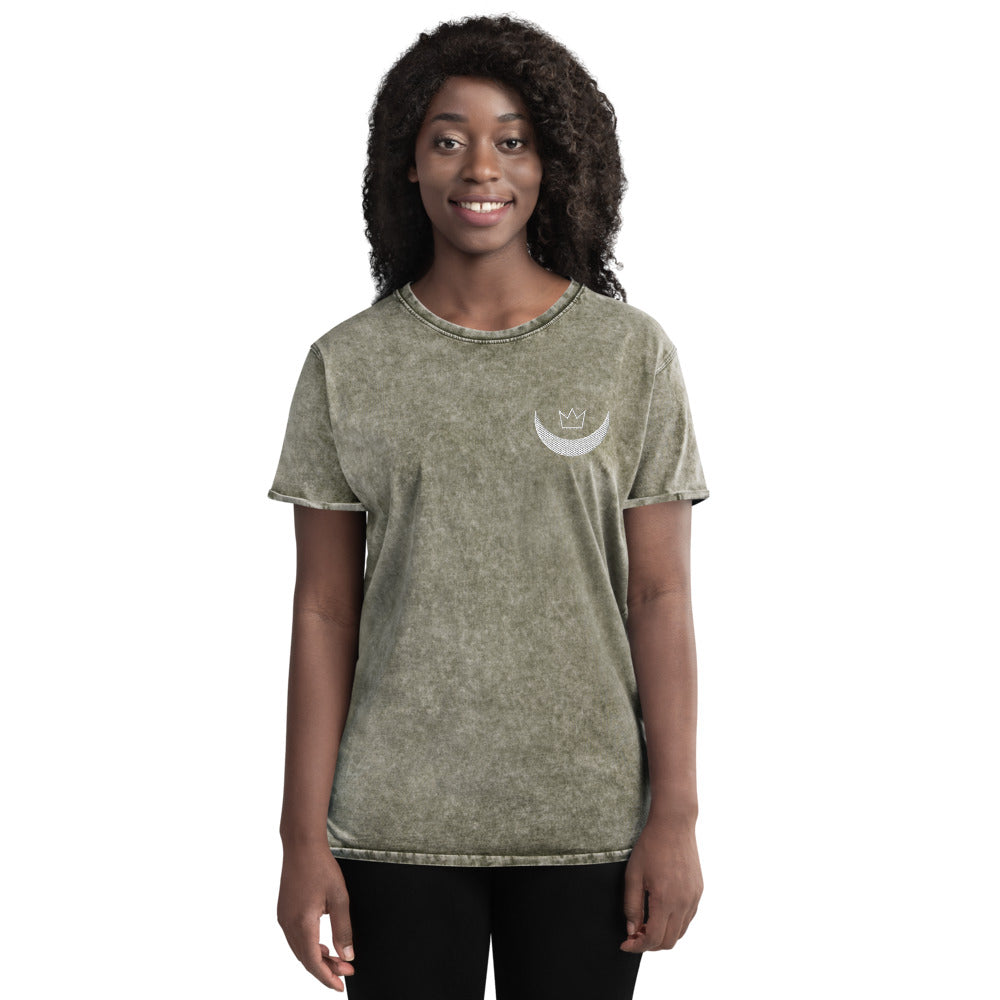 Moonrock Clothing Co. Embroidered Denim T-Shirt