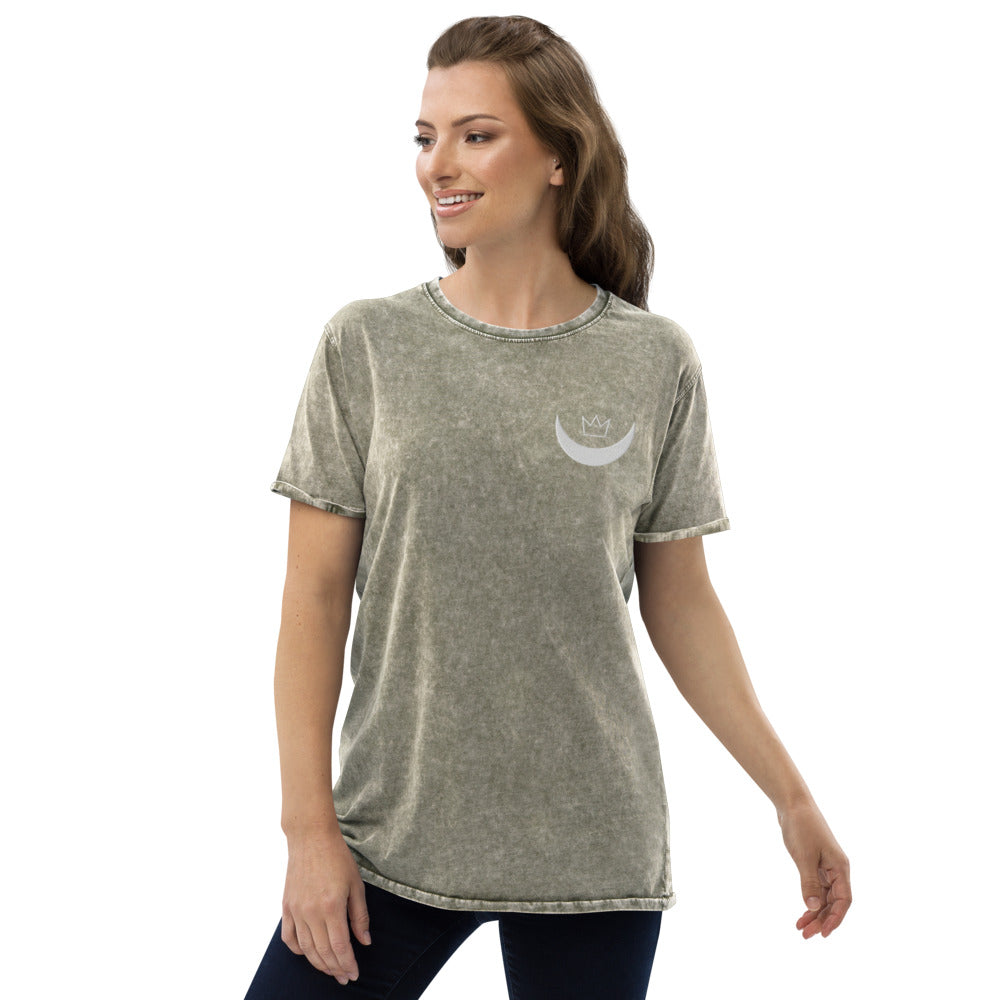 Moonrock Clothing Co. Embroidered Denim T-Shirt