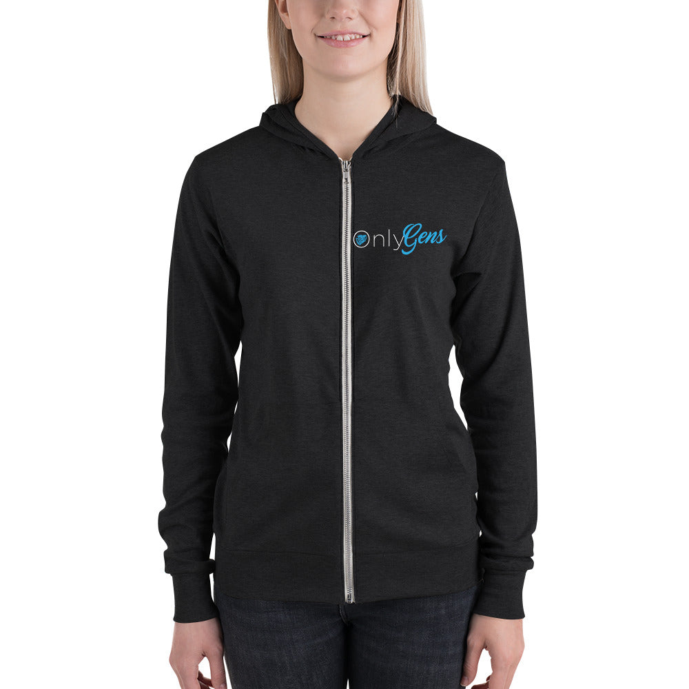 Only Gens Unisex Zip Hoodie