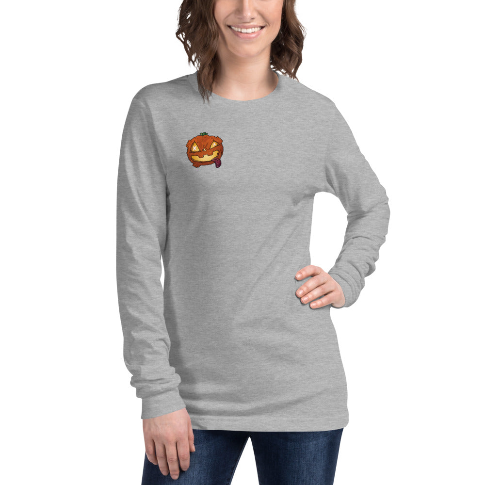 Halloween Pumpkin Unisex Long Sleeve Tee