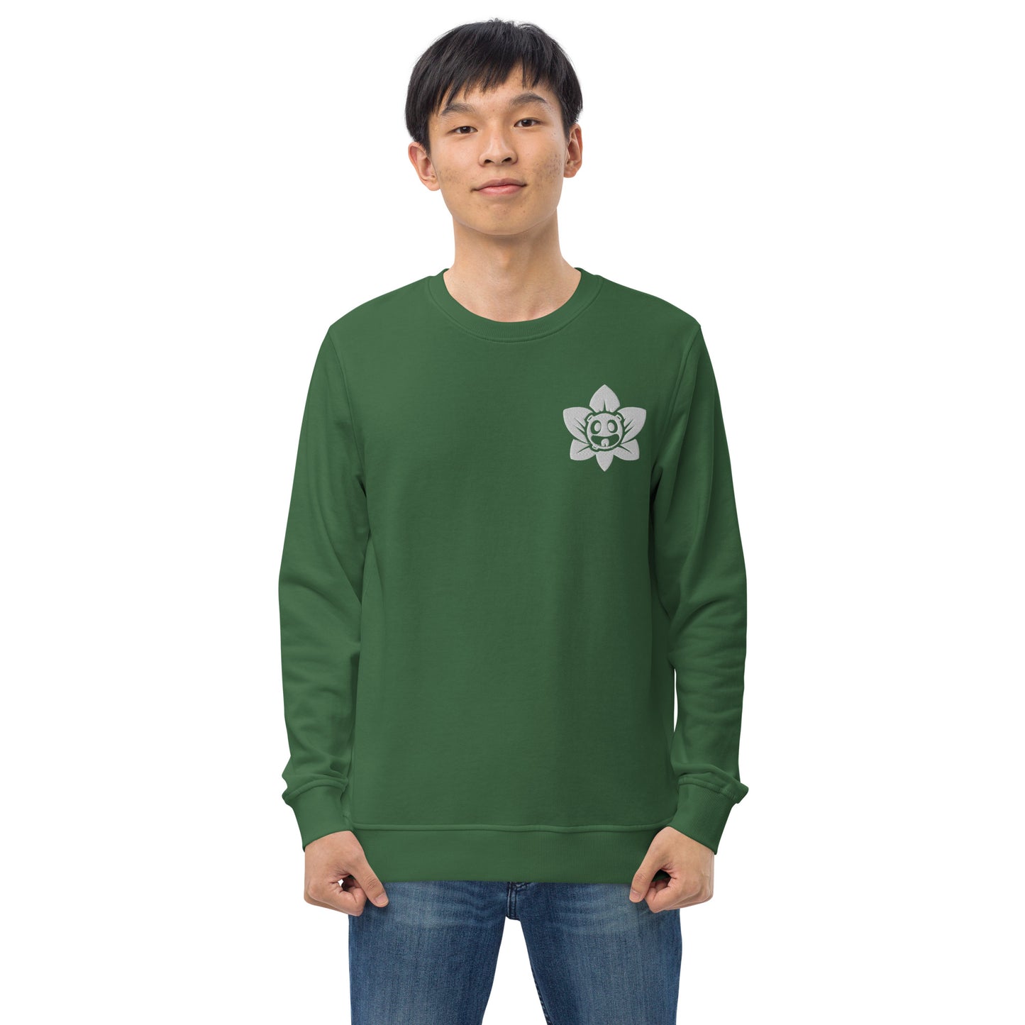 Moon Lotus Unisex Organic Sweatshirt