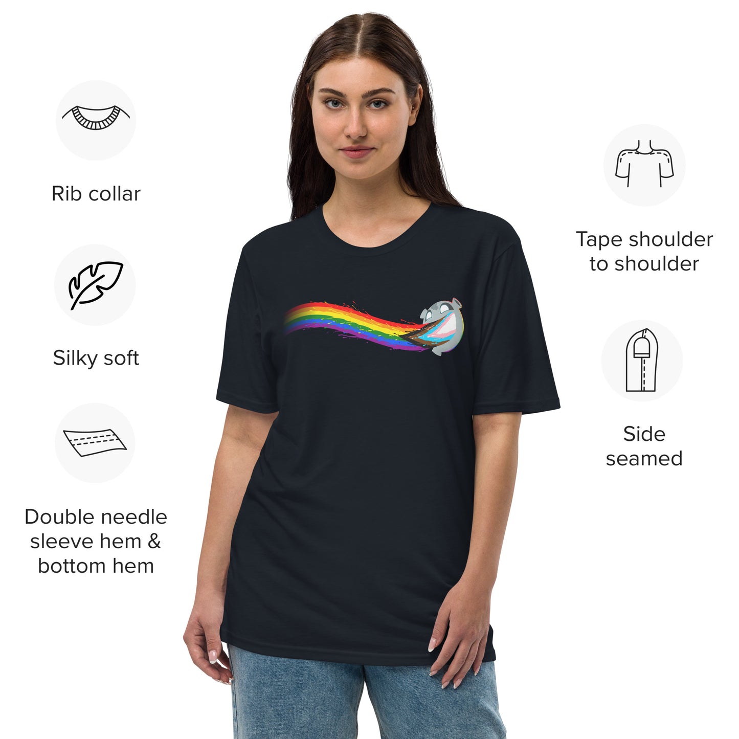 Pride Unisex Viscose Hemp T-shirt