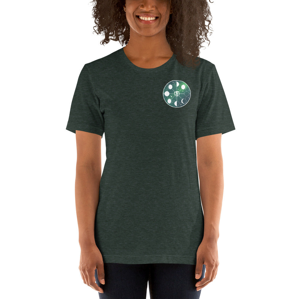 Circle Phases Short-Sleeve Unisex T-Shirt