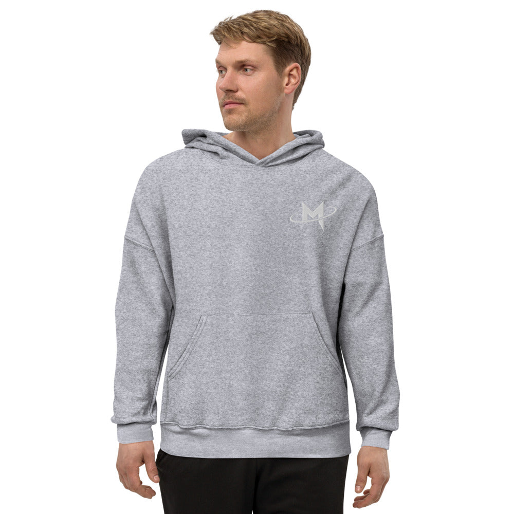 Moonrock Embroidered Unisex Sueded Fleece Hoodie