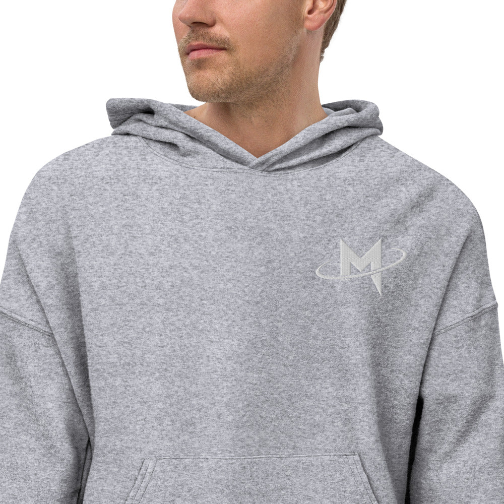 Moonrock Embroidered Unisex Sueded Fleece Hoodie
