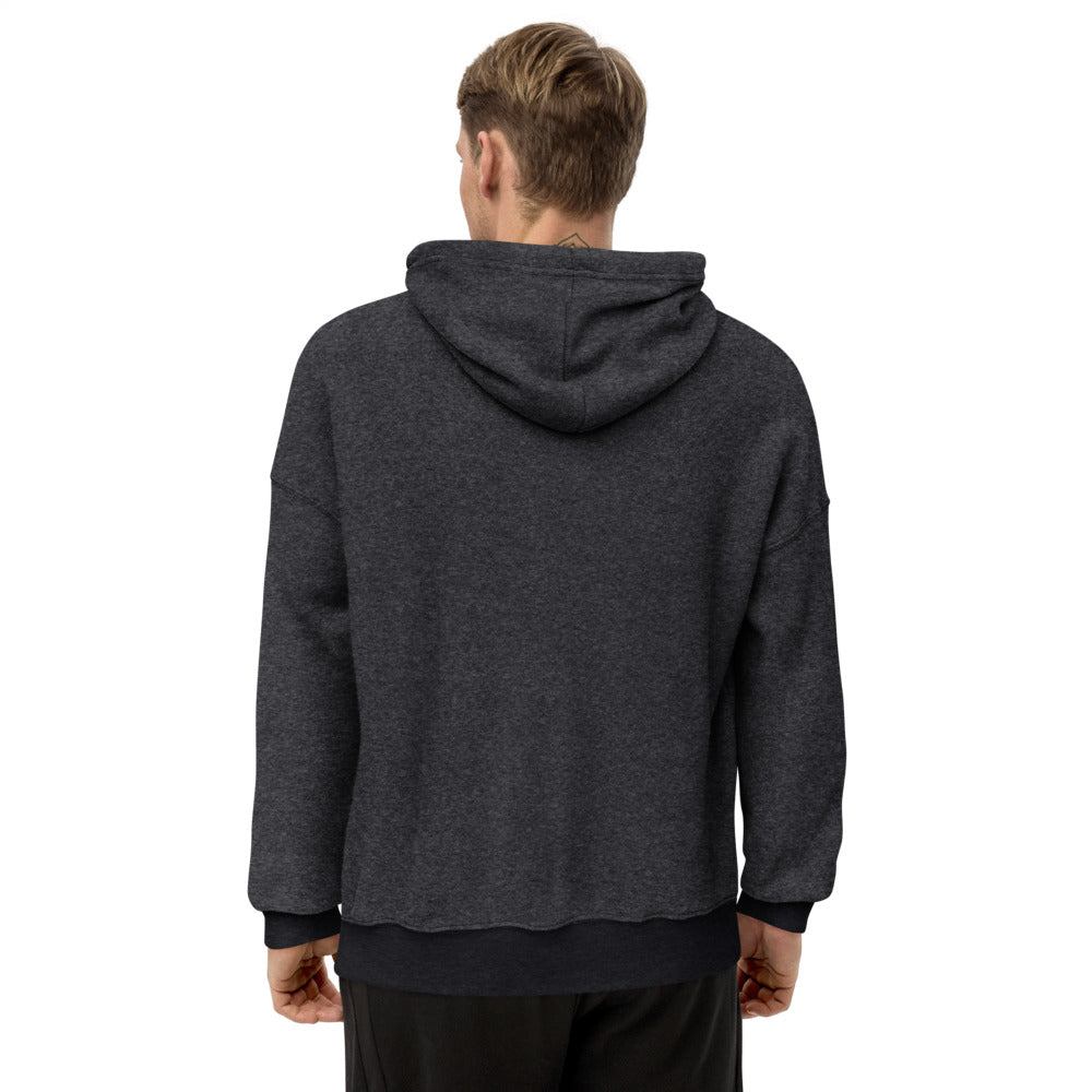 Moonrock Embroidered Unisex Sueded Fleece Hoodie
