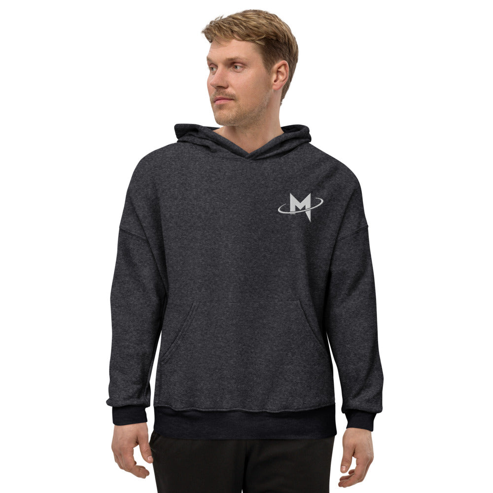 Moonrock Embroidered Unisex Sueded Fleece Hoodie