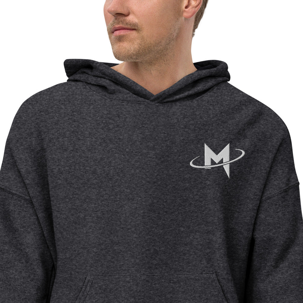Moonrock Embroidered Unisex Sueded Fleece Hoodie