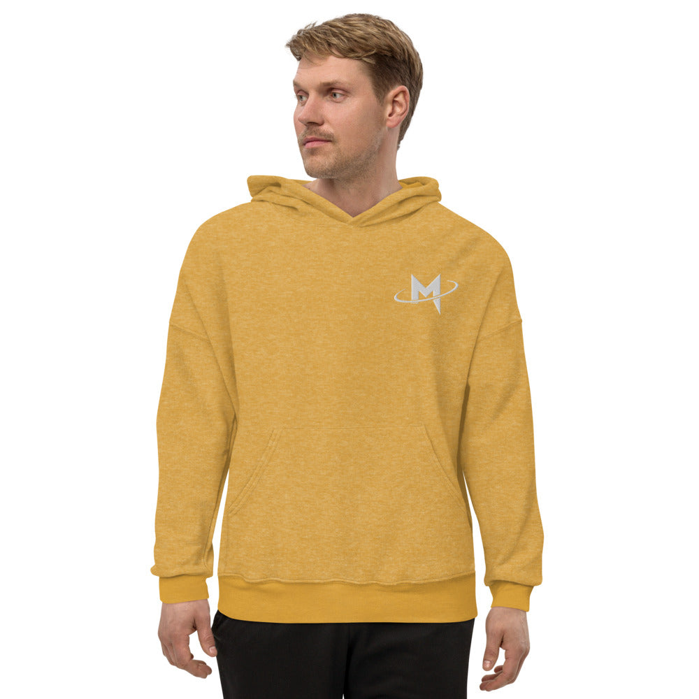 Moonrock Embroidered Unisex Sueded Fleece Hoodie