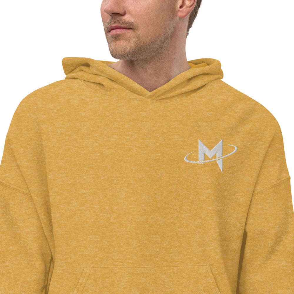 Moonrock Embroidered Unisex Sueded Fleece Hoodie