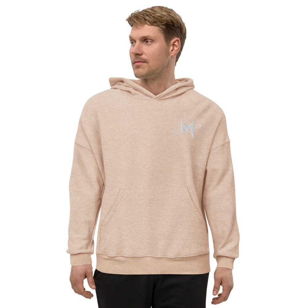 Moonrock Embroidered Unisex Sueded Fleece Hoodie