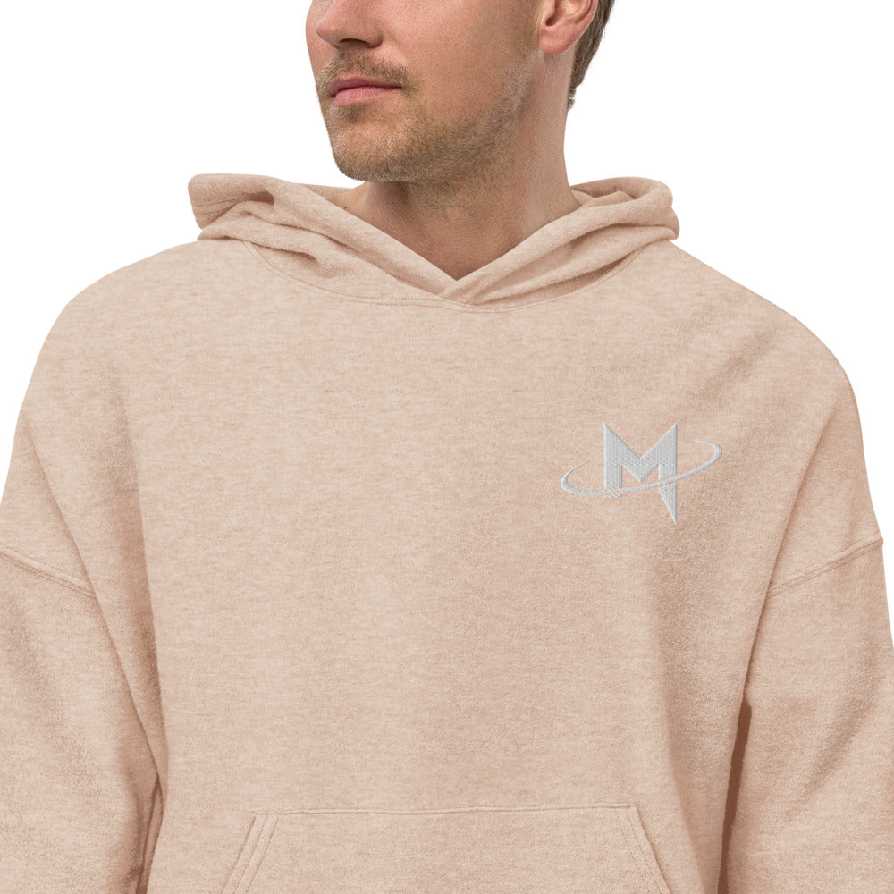 Moonrock Embroidered Unisex Sueded Fleece Hoodie