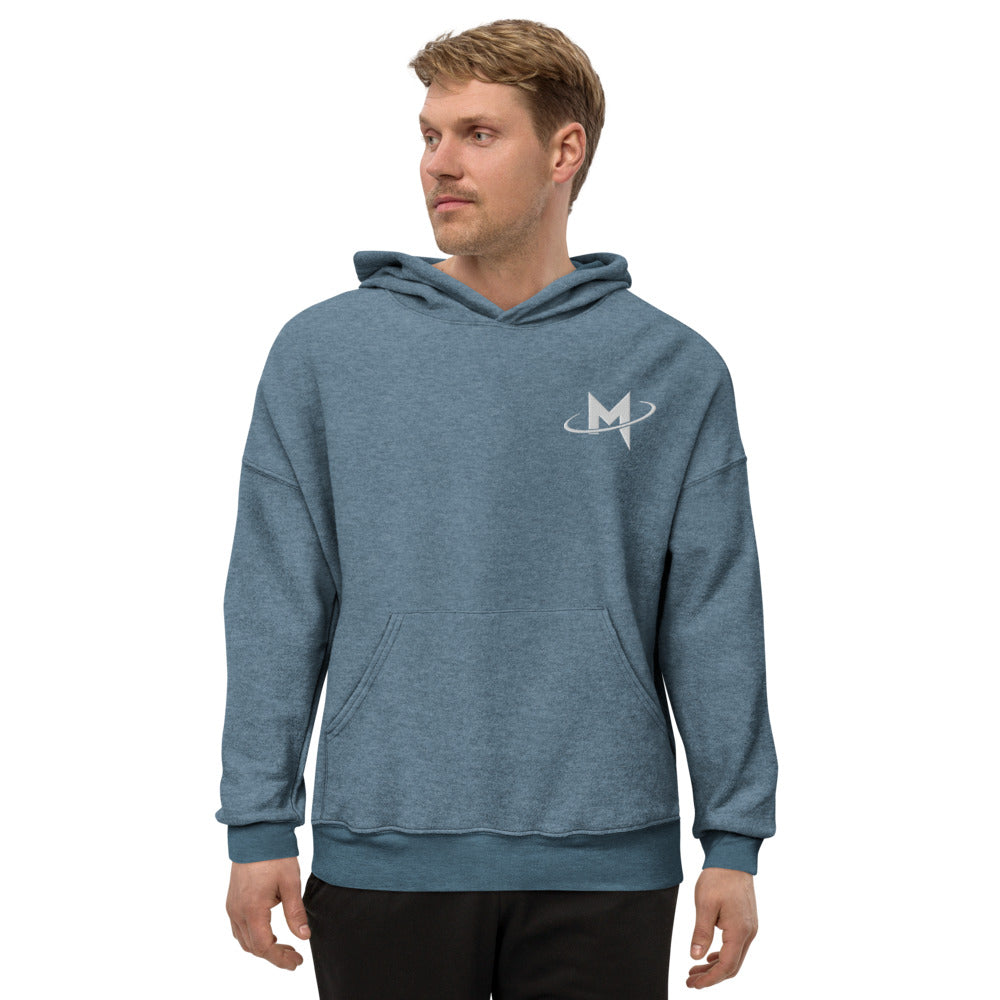 Moonrock Embroidered Unisex Sueded Fleece Hoodie