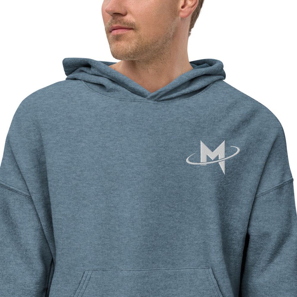 Moonrock Embroidered Unisex Sueded Fleece Hoodie