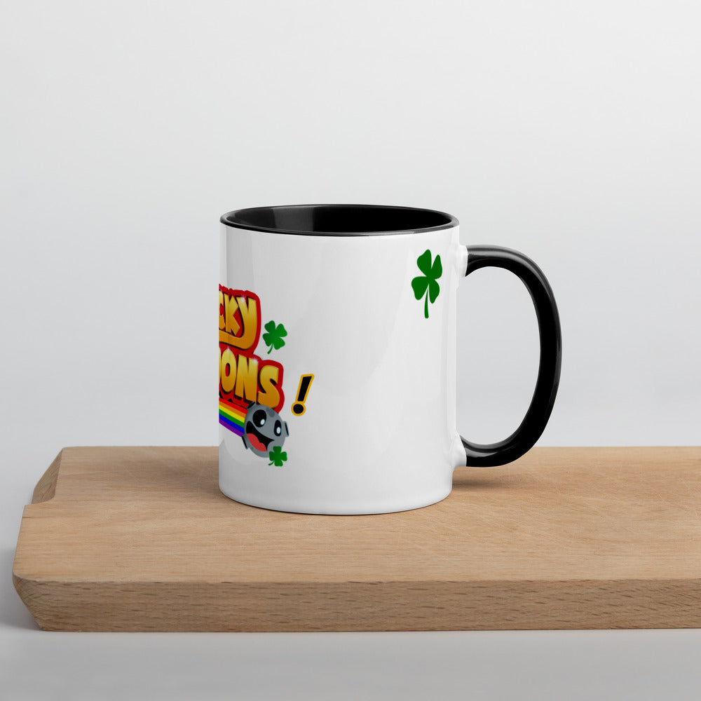 Lucky Moons Mug with Color Inside