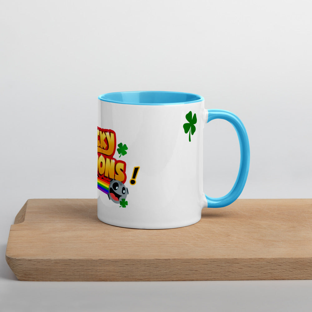 Lucky Moons Mug with Color Inside