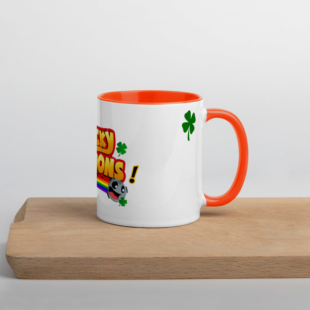 Lucky Moons Mug with Color Inside